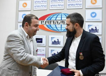 Պատերազմի օրերին «Արմենպրես»-ի լրահոսը իտալախոս լսարանին հասանելի դարձրած գործիչը պարգևատրվել է Արցախի նախագահի կողմից