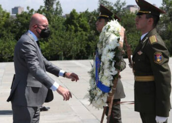Շառլ Միշելը հարգանքի տուրք է մատուցել Հայոց ցեղասպանության զոհերի հիշատակին