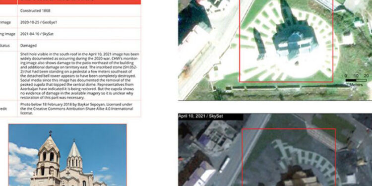 ԱՄՆ Միջազգային կրոնական ազատության հանձնաժողովը խորապես անհանգստացած է Արցախում կրոնական վայրերի վնասման ապացույցներով