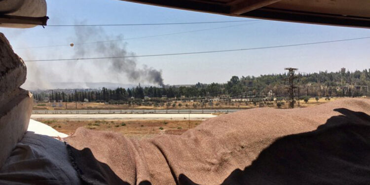 Դեր Զորում գտնվող ամերիկյան ռազմաբազան հրթիռակոծության է ենթարկվել