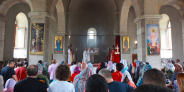 Աղոթք պետության, բանակի և նահատակների հոգիների հանգստության համար. Կազմակերպվել է ուխտագնացություն դեպի Ամարասի վանք