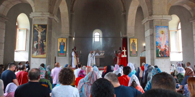 Աղոթք պետության, բանակի և նահատակների հոգիների հանգստության համար. Կազմակերպվել է ուխտագնացություն դեպի Ամարասի վանք