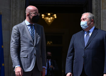 Արմեն Սարգսյանն ընդունել է Շառլ Միշելին. խոսել են գերիների, պատերազմի ու Արցախի մասին