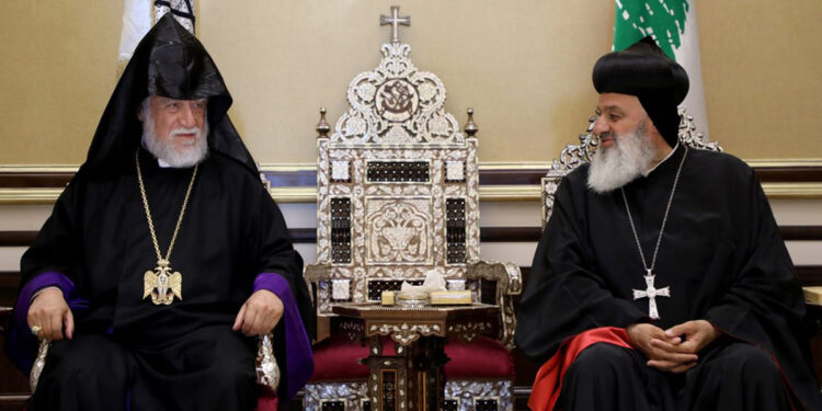 Հանդիպում Արամ Ա. Եւ Աֆրամ Բ. Հոգեւոր Պետերուն Միջեւ