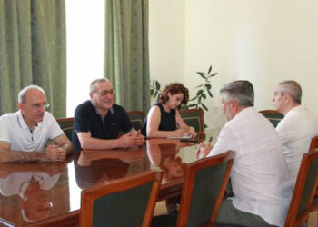 Արթուր Թովմասյանը հյուրընկալել է ՌԴ-ում Արցախի մշտական ներկայացուցիչ Ալբերտ Անդրյանին