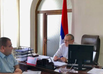 Արցախի Հանրապետության ԱԺ նախագահն ու ՀՀ-ում ԱՀ կառավարության օպերատիվ շտաբի պետը քննարկել են առանցքային հարցեր