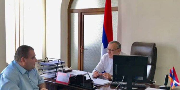 Արցախի Հանրապետության ԱԺ նախագահն ու ՀՀ-ում ԱՀ կառավարության օպերատիվ շտաբի պետը քննարկել են առանցքային հարցեր