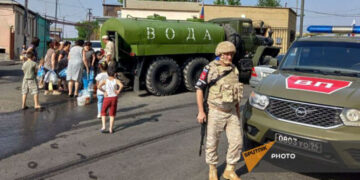 Արցախում ռուս խաղաղապահները խմելու ջրով են ապահովել ավելի քան 200 ընտանիքի