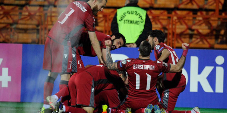 Հայաստանի ազգային հավաքականը բարելավել է դիրքը ՖԻՖԱ-ի վարկանիշային աղյուսակում