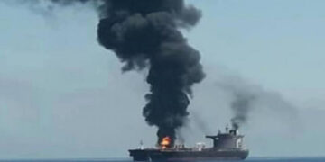 Մեծ Բրիտանիան Իրանին մեղադրել է Արաբական ծովում Mercer Street լցանավի վրա հարձակվելու մեջ