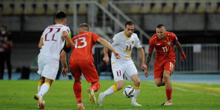 Հայաստանի ընտրանին Հյուսիսային Մակեդոնիայի դեմ հանդիպումն ավարտեց ոչ-ոքի