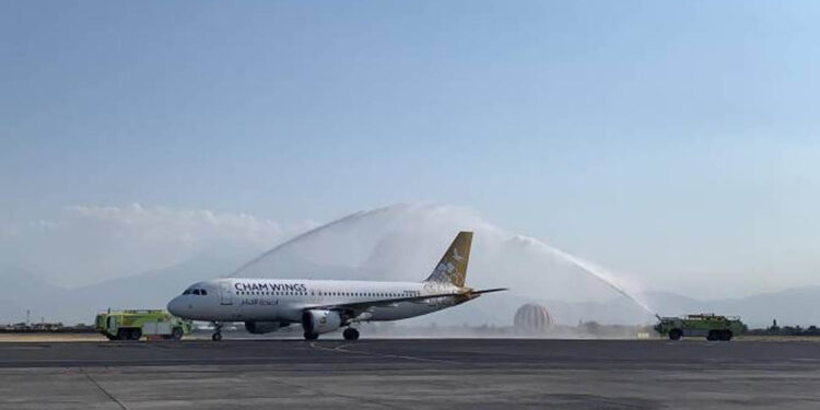 Զվարթնոց օդանավակայանում վայրէջք կատարեց Հալեպ-Երևան-Հալեպ չվերթով ժամանած առաջին օդանավը