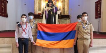 Թեհրանի Ս․ Սարգիս եկեղեցում տեղի է ունեցել Հանրապետական մաղթանքի, ՀՀ պետական դրոշի օրհնության և Սուրբ պատարագի արարողություն