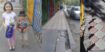 Քանդել են ասֆալտն ու տեղը շպրտել սալահատակը