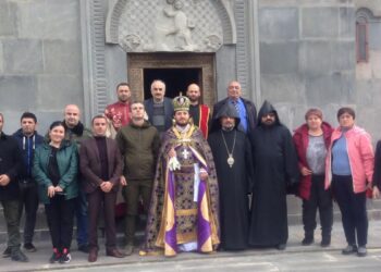 Սուրբ պատարագ Բերձորի Սուրբ Համբարձման եկեղեցում