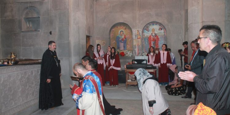 Բերձորում՝ Սուրբ Համբարձման եկեղեցում