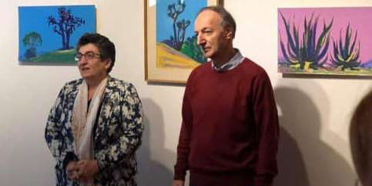 Մեծ գիտնական գեղանկարչի ցուցահանդեսը