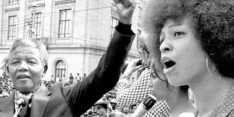 Արցախը, Անջելա Դեւիսը, Նելսոն Մանդելան